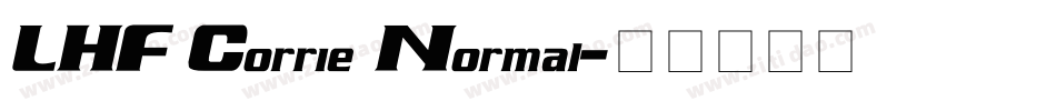 LHF Corrie Normal字体转换